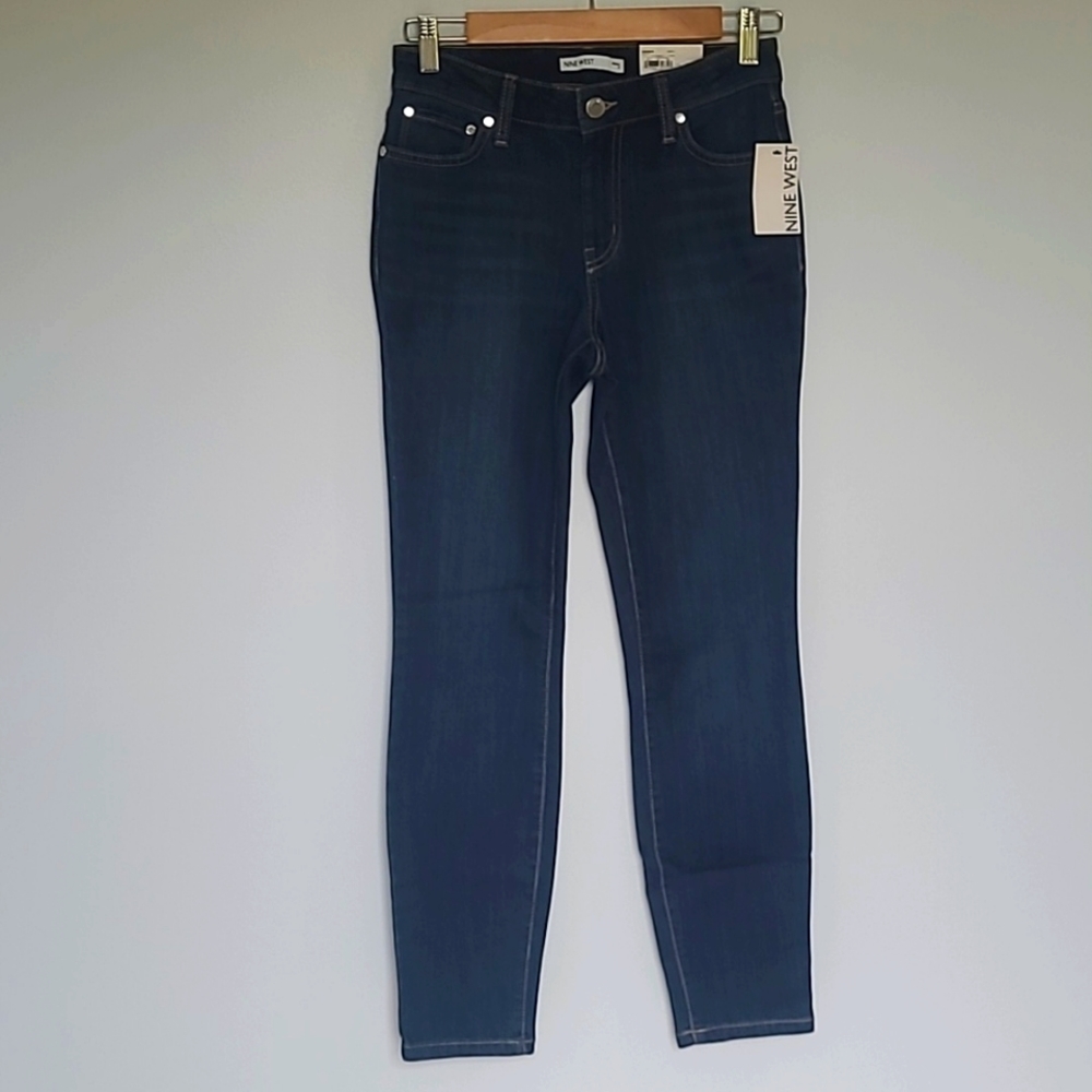 Nine West Skinny Mid Rise Jeans